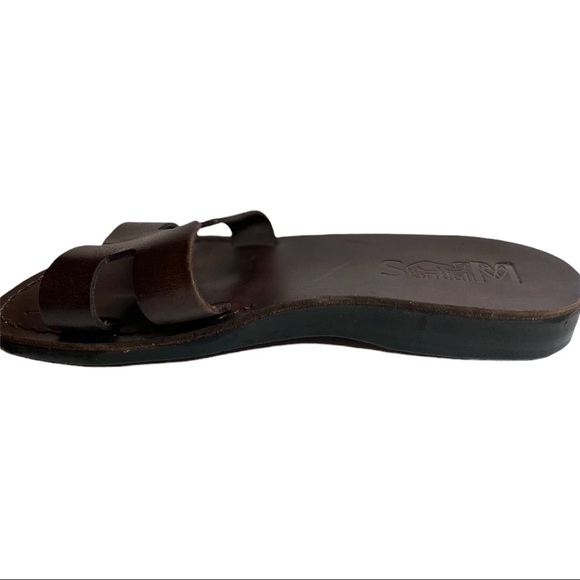 Sandalim Leather Flip Flops Size 9.5 EUR 41 - Picture 8 of 9